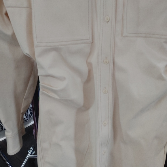 Zara batwing dolman sleeve button up dress - Picture 8 of 10